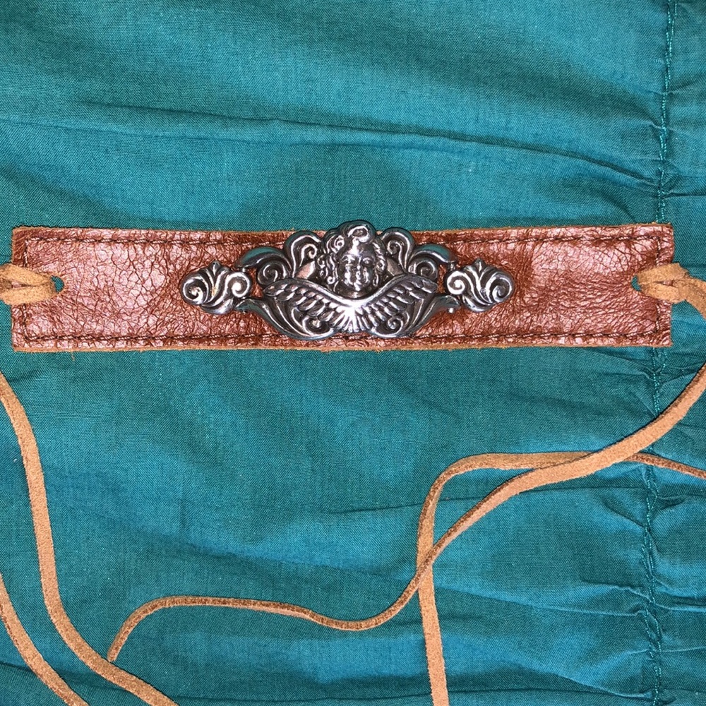 Wylee Leather Angel Bracelet